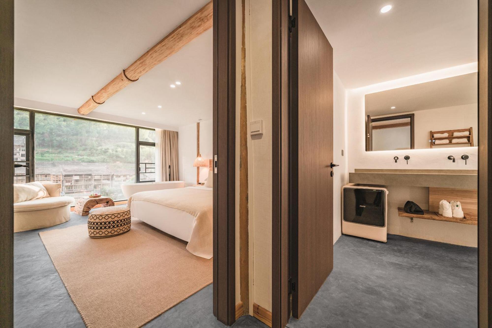 肇兴溪舍山堂 Creekside Inn Liping Bagian luar foto
