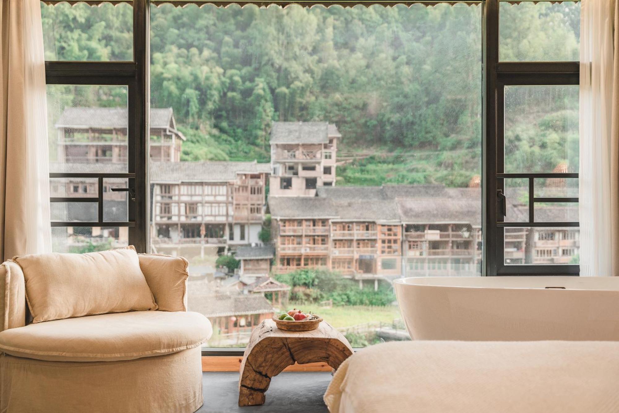 肇兴溪舍山堂 Creekside Inn Liping Bagian luar foto